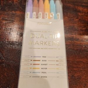 Erin Condren Sunset Focused Dual-Tip Markers 6-Pack